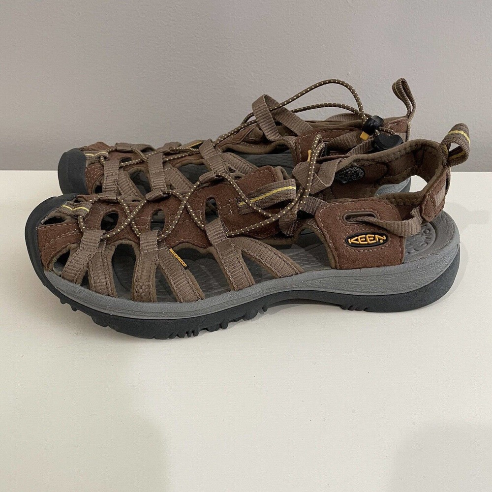 Keen Whisper Waterproof Sport Sandals Womens Size 8.5 Brown Hiking Outdoor